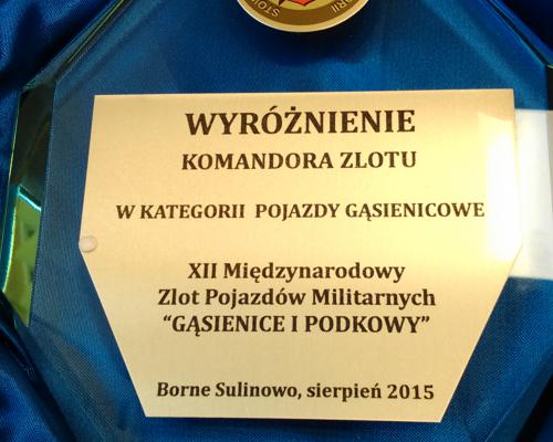 XII Międzynarodowy Zlot Pojazdów Militarnych "Gąsienice i Podkowy" 2015r
