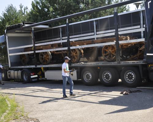 Wózki do moździerzy 220mm już w Bydgoszczy!!!