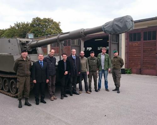 Delegacja Muzeum Wojsk Lądowych w Austrii