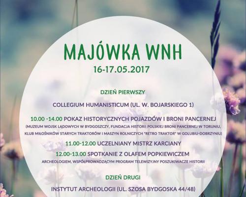 Majówka Wydziału Nauk Historycznych Uniwersytetu Mikołaja Kopernika